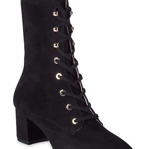 BNWT Stuart Weitzman Nichelle Block-Heel Suede Booties (7)